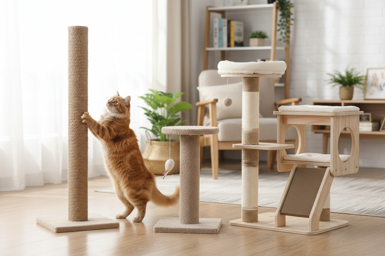 Best Cat Scratching Posts for Indoor Cats: Buying Guide