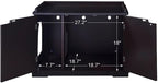unipaws Cat Litter Box Enclosure Furniture, Cat Washroom, Hidden Litter Box - Image 6