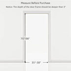 unipaws 75" High Extra Tall Cat Gate, Auto Closing and No Drilling Safety Gate - Image 7