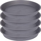 4 Pack of 16 inch Plant Saucer, Heavy Duty Round Plant Trays by Bleuhome