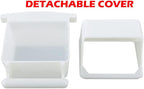 Mcage Lot of 4 Clear Transparent Bird Cage Birds Feeding & Watering Feeder Cups - Image 4