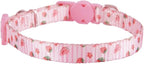Breakaway Cat Collar with Bell, 2 Pack of Adjustable Floral Cat Collars Cute - Image 2