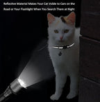 2 Pack Cat Collars Quick Release Reflective Kitten Collar - Image 5