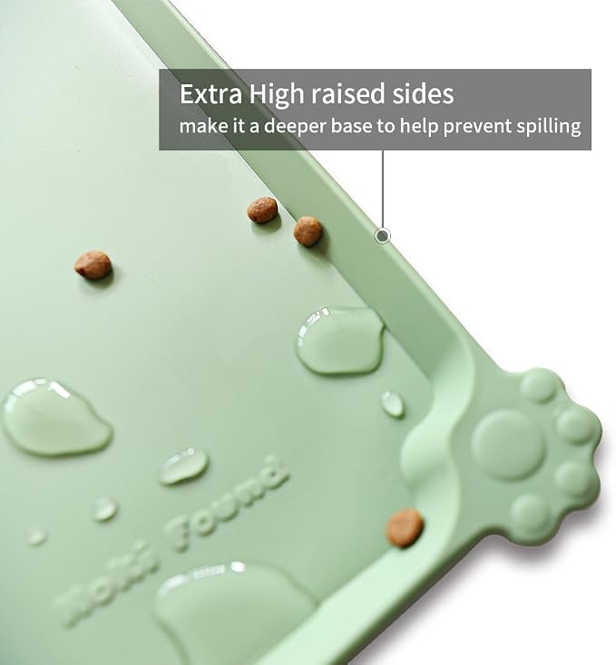 Hoki Found XX-Large Silicone Pet Food Mats Tray - Image 2