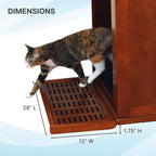 Refined Self Cleaning Litter Box Cabinet-Litter Catch Espresso - Image 5
