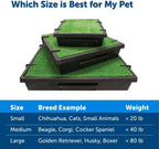 PetSafe Pet Loo Indoor Pet Toilet, Portable Dog Potty Station, Grass Pad Tray - Image 9