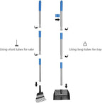 QiMH Upgraded Dog Pooper Scooper Extra Large, Adjustable Long Handle Stainless - Image 5