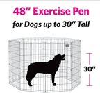 MidWest Homes for Pets Folding Metal Dog Exercise Pen, Indoor/Outdoor Playpen - Image 7