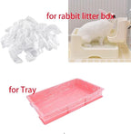 50 Pcs Disposable Rabbit Cage Liner Plastic Toilet Film Leak-Proof - Image 5