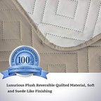 H.VERSAILTEX Reversible Quilted Recliner Covers Water Resistant Furniture - Image 3