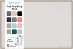 Dog Food Mat - Raised Edges Dogs Mat by PETHAPPILY