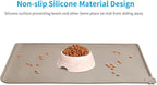 AUDWUD Silicone Waterproof Pet Feeding Mats, Anti Slip Bowl Pad, Dog Mat - Image 2