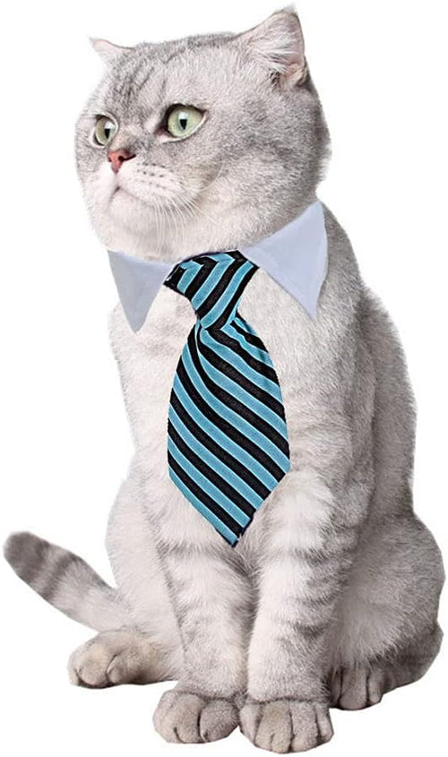 4 Pieces Pets Dog Cat Bowtie Pet Costume Adjustable Formal Necktie Collar - Image 2