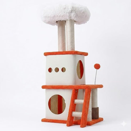 37.4-inch Cat Tree, Cat Tree Tower by PET+FULED