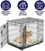 MidWest Homes for Pets QuietTime XXS Dog Bed – White Fleece Bolster, Ultra-Soft - Image 2