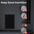 Aluminum Large Dog Door for Door, Doggie Door - Image 7