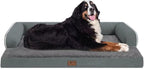 Large Dog Bed Orthopedic Washable: Dark Grey Dog Bed - Image 8