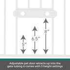 MYPET North States Extra Tall & Wide Walk Thru EasyPass Pet Gate - Image 2