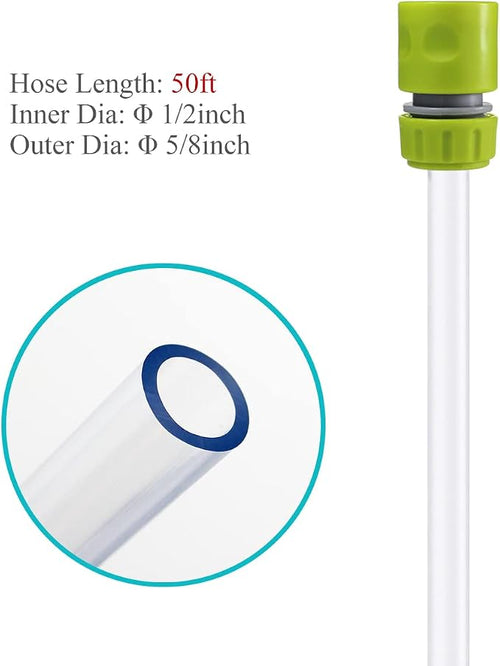 50ft Aquarium Water Changer Gravel & Sand Cleaner Fish Tank Siphon Cleaning - Image 2