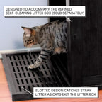 Refined Self Cleaning Litter Box Cabinet-Litter Catch Mahogany - Image 3