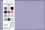Dog Food Mat - 24x15 Raised Edges Dogs Mat by PETHAPPILY