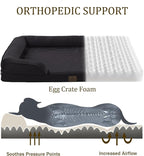Bedfolks Orthopedic Dog Bed XL, Waterproof Dog Sofa Bed - Image 2
