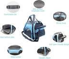 Cat Carrier, Soft-Sided Pet Travel Carrier - Image 4