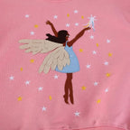 Toddler Baby Girls Cotton Sweater, Long Sleeve Crewneck Sweatshirt Pullover - Image 4