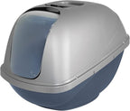 Petmate Basic Hooded Cat Litter Pan, Made in USA, 18.8"L x 15.2"W x 14"H by Petmate