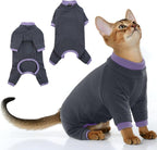 PUMYPOREITY Sticky Hair Cat Clothes, Prevent Hair Loss Cat Pajamas, Soft Cat by PUMYPOREITY