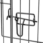Yaheetech 24 inch Black Metal Pet Playpen 16 Panel Foldable Playpen - Image 5