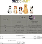 Roses&Poetry Small Dog Collar, Adjustable Reflective Puppy Collars Durable Pet - Image 7