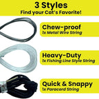 Forever Stick with Chew-Proof Metal Wire String and Transparent Fishing Line - Image 4