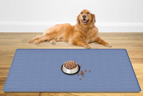 48" x 32" Largest Pet Food Mat, XXXL Silicone Dog Mats by WelcometoULTIBE