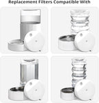 Gravity Pet Water Fountain Filters, Automatic Pet Waterer Replacement Filters - Image 2
