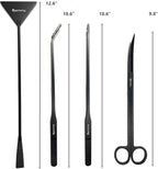 Aquarium Tweezers, Capetsma Stainless Steel Aquarium Plant Tools Long - Image 2