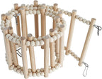 Bird Ladder Bridge, Wooden Pet Hamster Climbing & Swing Toys, Cage Accessories - Image 5