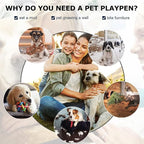 BestPet | Dog Playpen | 24 Inch, 16 Panels | Heavy Duty Metal Pet Exercise Pen - Image 2