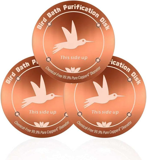 3PCS Pure Copper Bird Bath Purification Disk by CTTZCKJ
