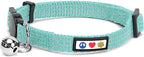 Pawtitas Reflective Teal Cat Collar by Pawtitas
