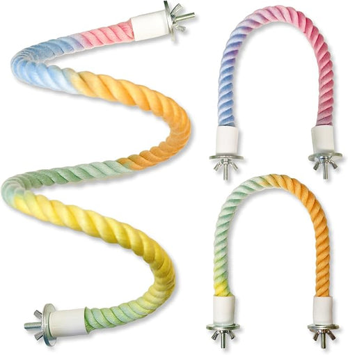 3PCS Parrot Perch, Soft Rope Bird Perches by Unknown