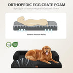 Orthopedic Dog Beds for Large Sized Dogs, Waterproof Egg Crate Foam Large Dog - Image 2