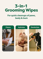 Earth Rated Dog Wipes, Hypoallergenic, 3-in-1 Cleaning and Hydrating, - Image 4