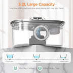 Cat Water Fountain Stainless Steel: 108oz/3.2L Automatic Pet Water Fountain Dog - Image 6