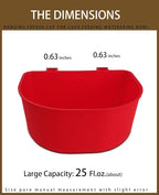 20 Pcs 25 fl.oz Durable Pet Feeder Bowls - Image 2