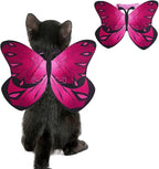 Pet Cat Bat Wings for Halloween Party Decoration, Puppy Collar Leads Cosplay by Puoyis