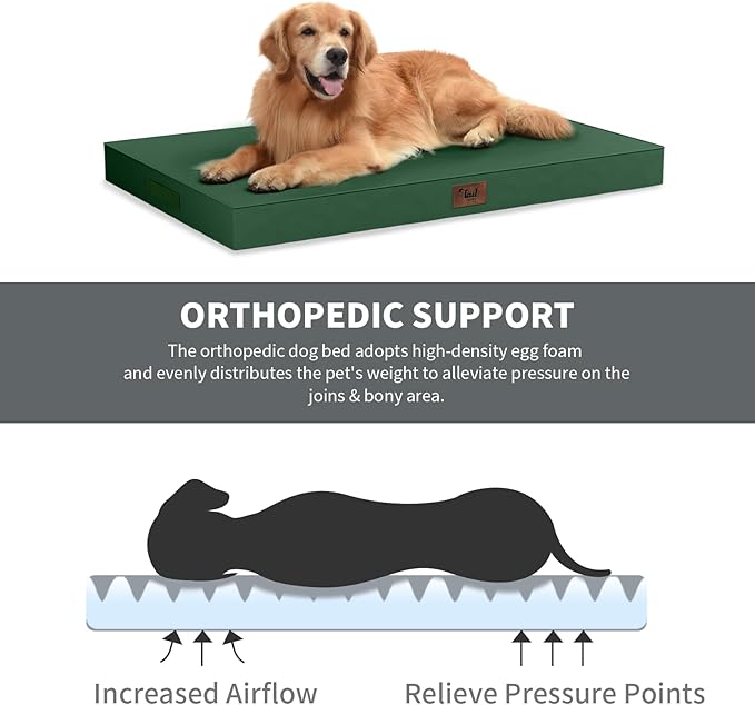 Outdoor Extra Large Dog Bed, Waterproof Dog Bed - Image 3