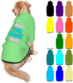 Customized Dog Hoodie with Name Logo Personalized Text Soft & Warm by Mynvzrk