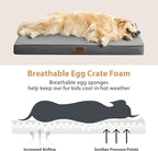 BFPETHOME Outdoor Dog Bed for Large Dogs, Waterproof, Orthopedic - Image 5