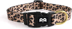 QQPETS Adjustable Soft Dog Collar: Print Flower Pink Multicolor Cute Patterns by QQPETS